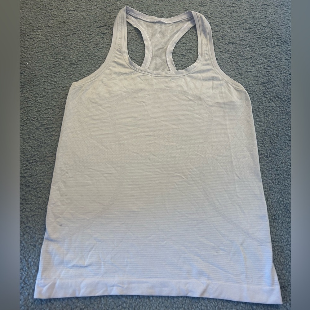 Lululemon Light Purple Swiftly Tech Racerback Tank Top Size 6